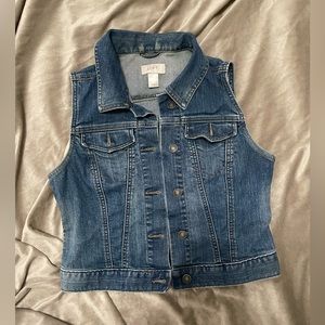 Loft denim vest